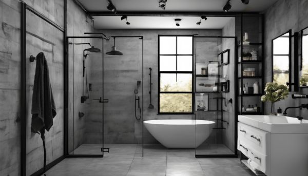 Aménagez votre salle de bain avec une douche italienne industrielle