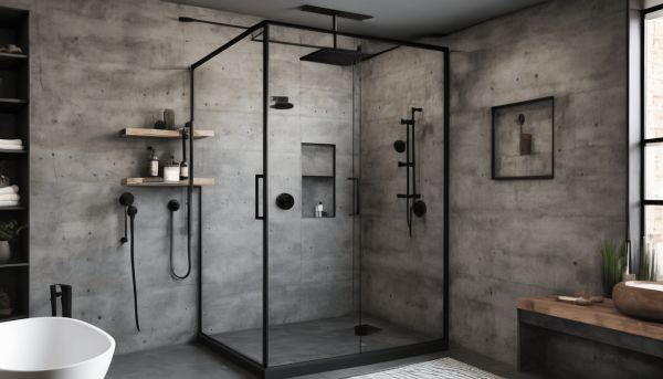 Un esprit industriel pour votre douche italienne